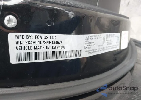 2022 Chrysler Pacifica Hybrid Touring L from USA, damaged, VIN 2C4RC1L72NR134678